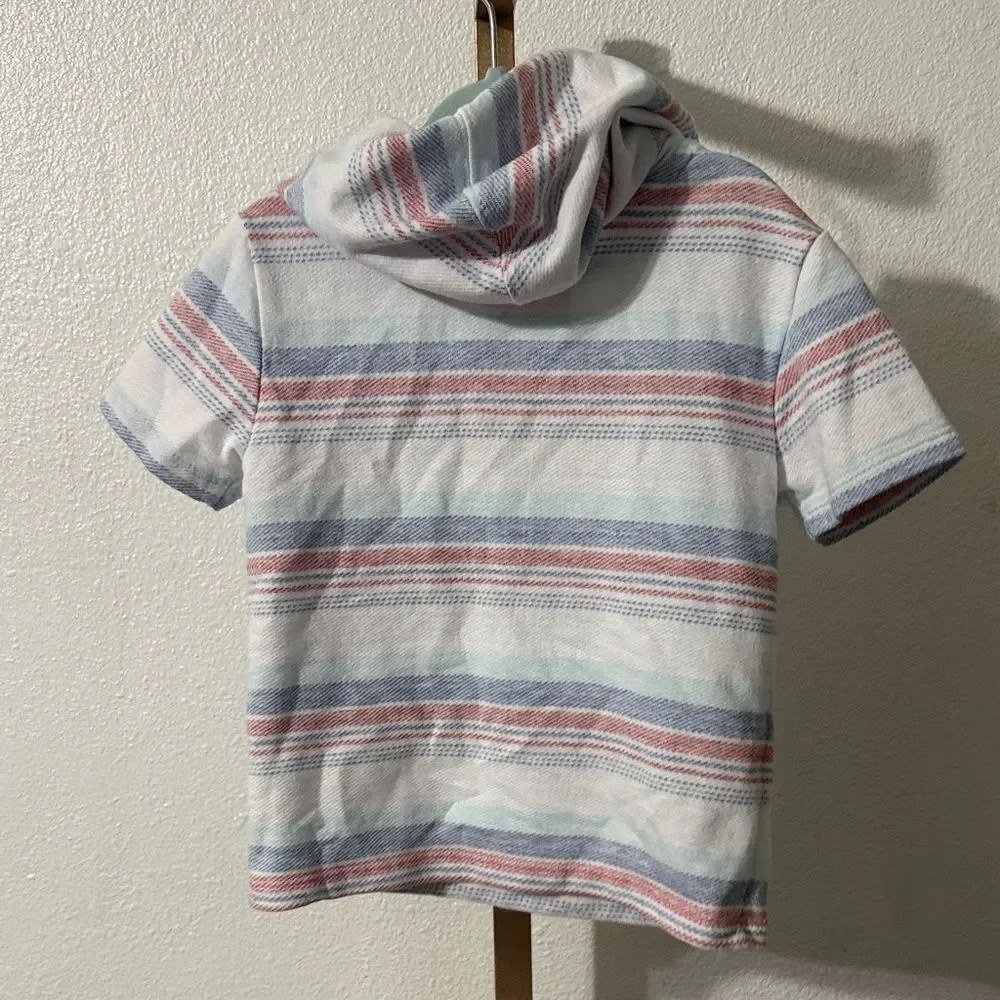 Cat & Jack Multicolor Striped Hoodie T-Shirt